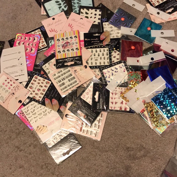 30pc Nail art supplies stickers bundle - Picture 3 of 3